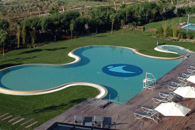 Piscina del Centro deportivo y de wellness Àccura Gavà Mar